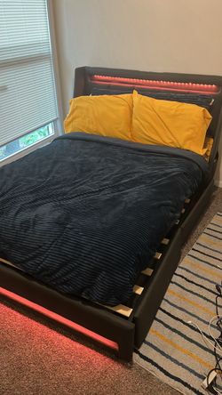 Full size bed with drawers down bottom