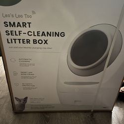 Smart self cleaning litter box