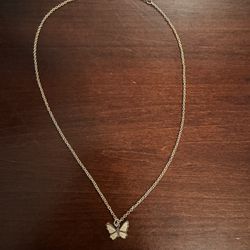 brandy melville butterfly necklace 