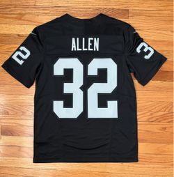 Men's Raiders Marcus Allen Nike Black Team Game Jersey