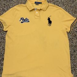 Polo Ralph Lauren Shirt Men 2XL Big Pony Embossed 