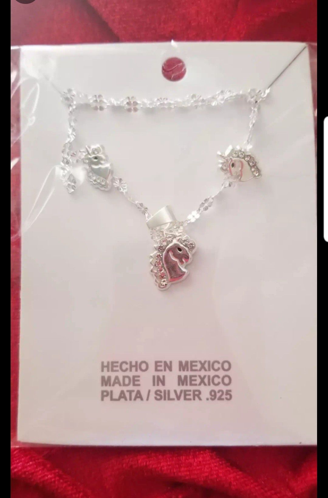 💎Necklace, Pendant & Earrings Real Silver From Mexico .925💎