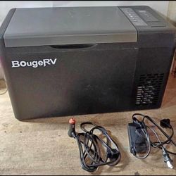 12V 23 Quart Portable Fridge Black For Travel