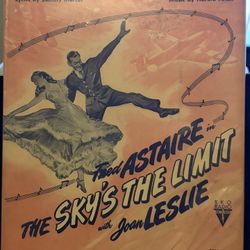 Vintage The Sky’s the Limit & Yesterdays Sheet Music Astaire