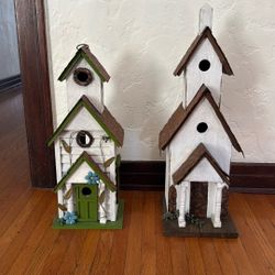 Set Of 2 Birdhouses