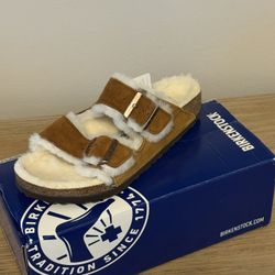 Birkenstock Fur Mink 39 W8-8 1/2