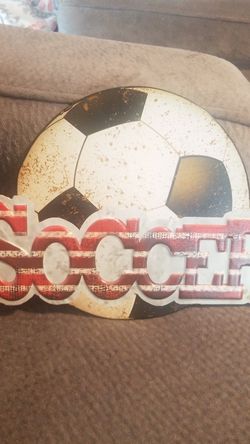 Soccer Hobby Lobby metal sign