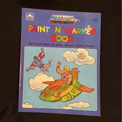 Masters Of The Universe Paint And Marker Book 