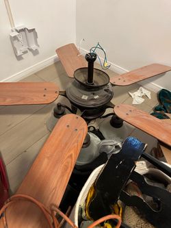 Free ceiling fan.
