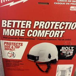 Milwaukee BOLT White Type 2 Class E Non-Vented Safety Helmet