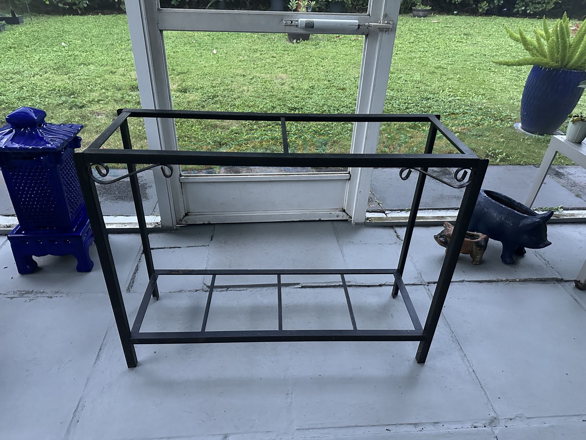 Fish Tank Iron Stand
