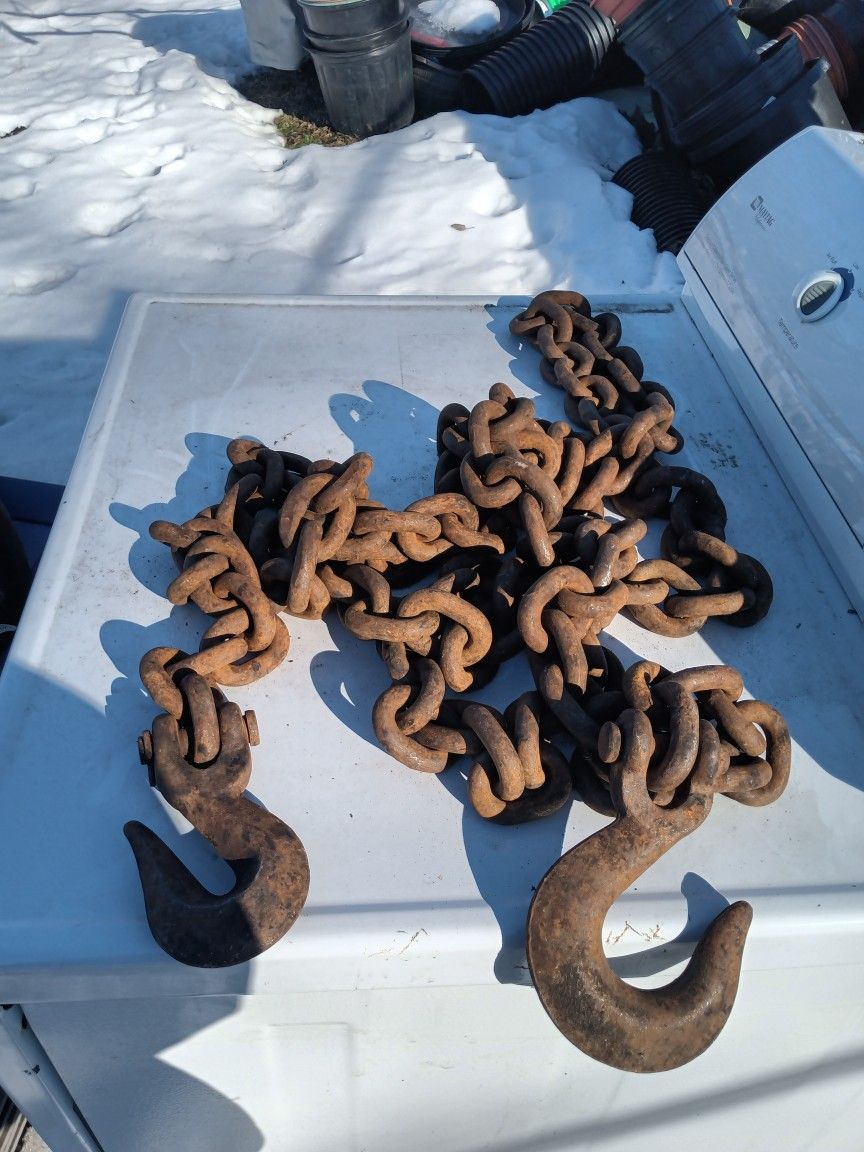 Heavy Duty Transport Chain 15 Ft 3/8 Thick