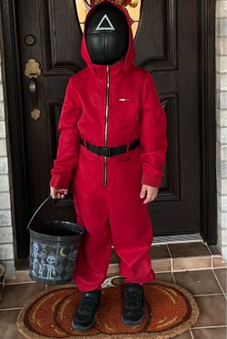 Squid guard costume kids
