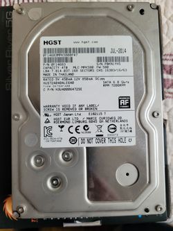 USED 4TB HGST MPK5800P47 HDD 3.5" SATA 6.0 7200 RPM