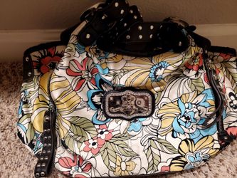 Vintage Kathy Van Zeeland Y2K Floral Shoulder Bag