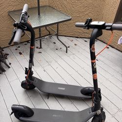 (2) Electric scooters 