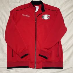 Red Champion Zip Up Jacket