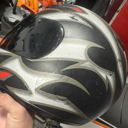 CL16 HJC helmet Size M. $30 OBO. Signed By Incubus 