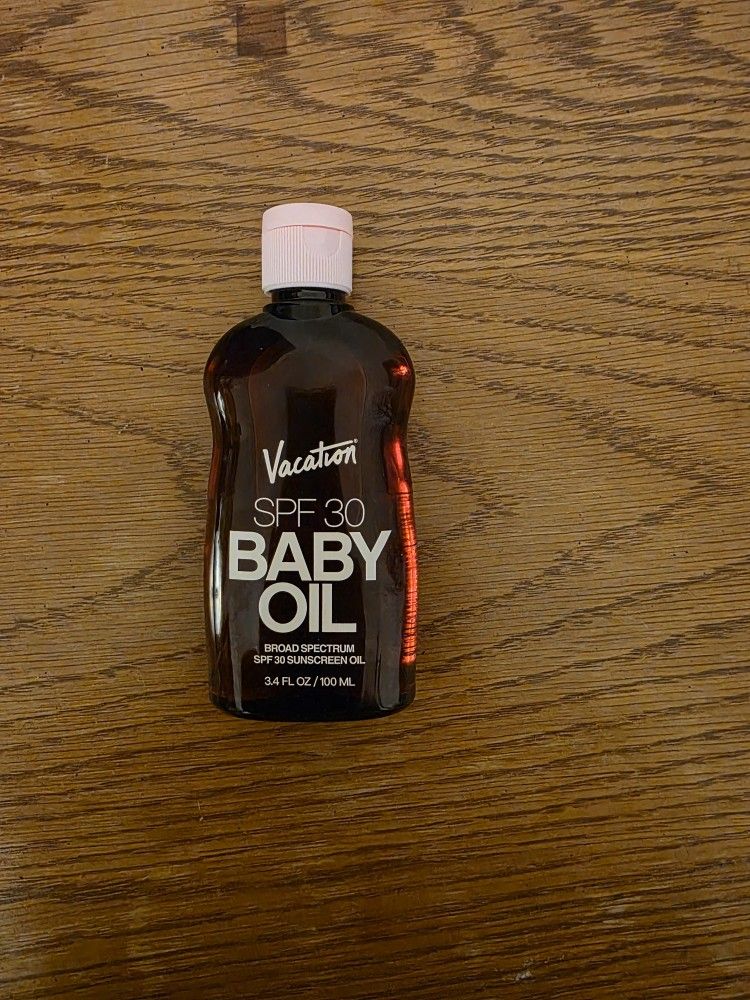 Vacation SPF 30 Baby Oil – Broad Spectrum Sunscreen Oil (3.4 fl oz)