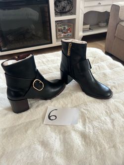 Leather boots