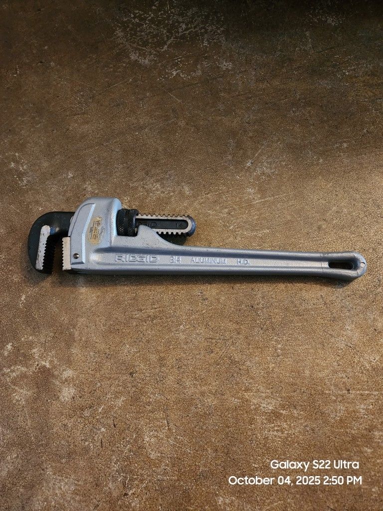 New Rigid Aluminum Pipe Wrench