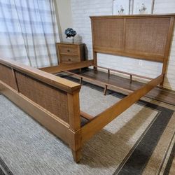  King Bed Frame & Nightstand 
