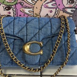 Authentic Jean Coach Bag 