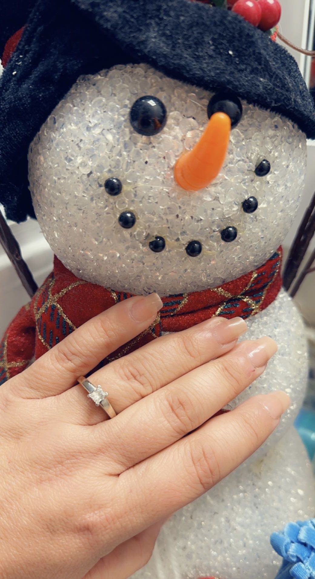 Engagement Ring ~ Princess Cut Solitaire 