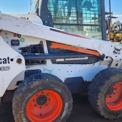 2015 bobcat s 550 ac cab runs perfect grapple 