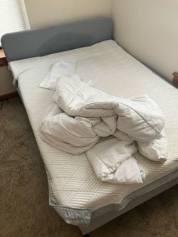 IKEA desk and full mattress