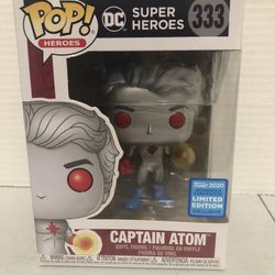 Funko POP! DC Super Heroes Captain Atom #(contact info removed) Wondrous Convention Lmt Edt