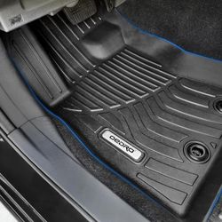 1282-OEDRO Upgraded Floor Mats Fit for 2024-2025 Subaru Crosstrek/Impreza Accessories, TPE All-Weather Crosstrek Floor Liners 1st & 2nd Row & Trunk Ma