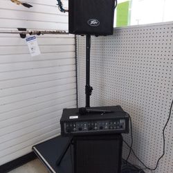 PEAVEY SPEAKER SET W/ MIC