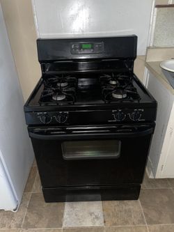 Black Kenmore Gas Stove