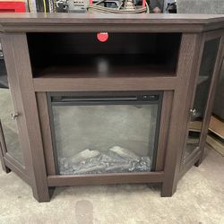 48” Media Console With Electric Fireplace 