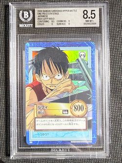 2000 Japanese One Piece CHB Holo Monkey D Luffy S51 BGS 8.5 NM-MT+ 5th Stage