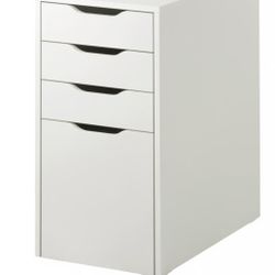 IKEA White Alex Filling Cabinet & Drawers 