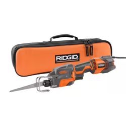 RIDGID Thru Cool 6 Amp Corded 1-Handed Orbital Reciprocating Saw Kit @rid-385