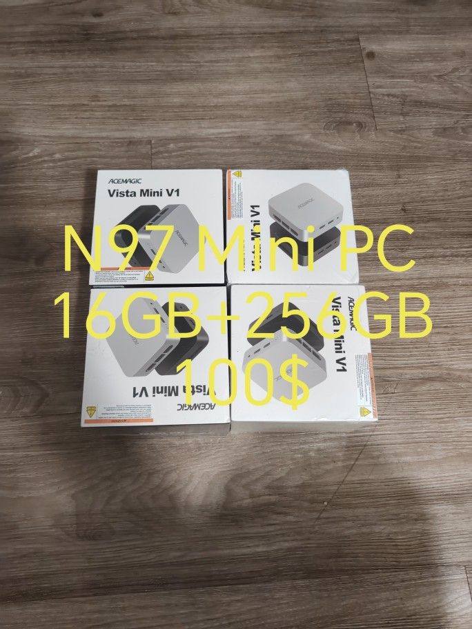 New Mini PC Vista V1 Desktop small portable Computer ACEMAGIC intel N97 16GB DDR4 + 256GB SSD win11 pro