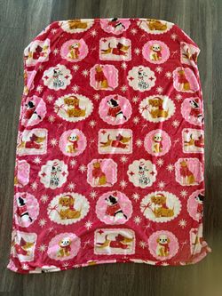 Winter dog blanket