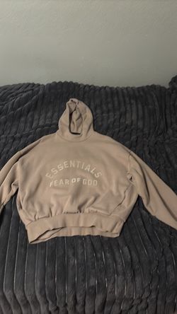 Fear of God Cream and Tan Hoodie SMALL