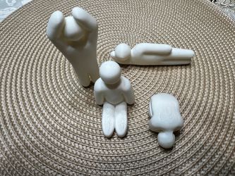 Meccha Chameleon 3D Printed Figures - 4pc Hider Pose Set