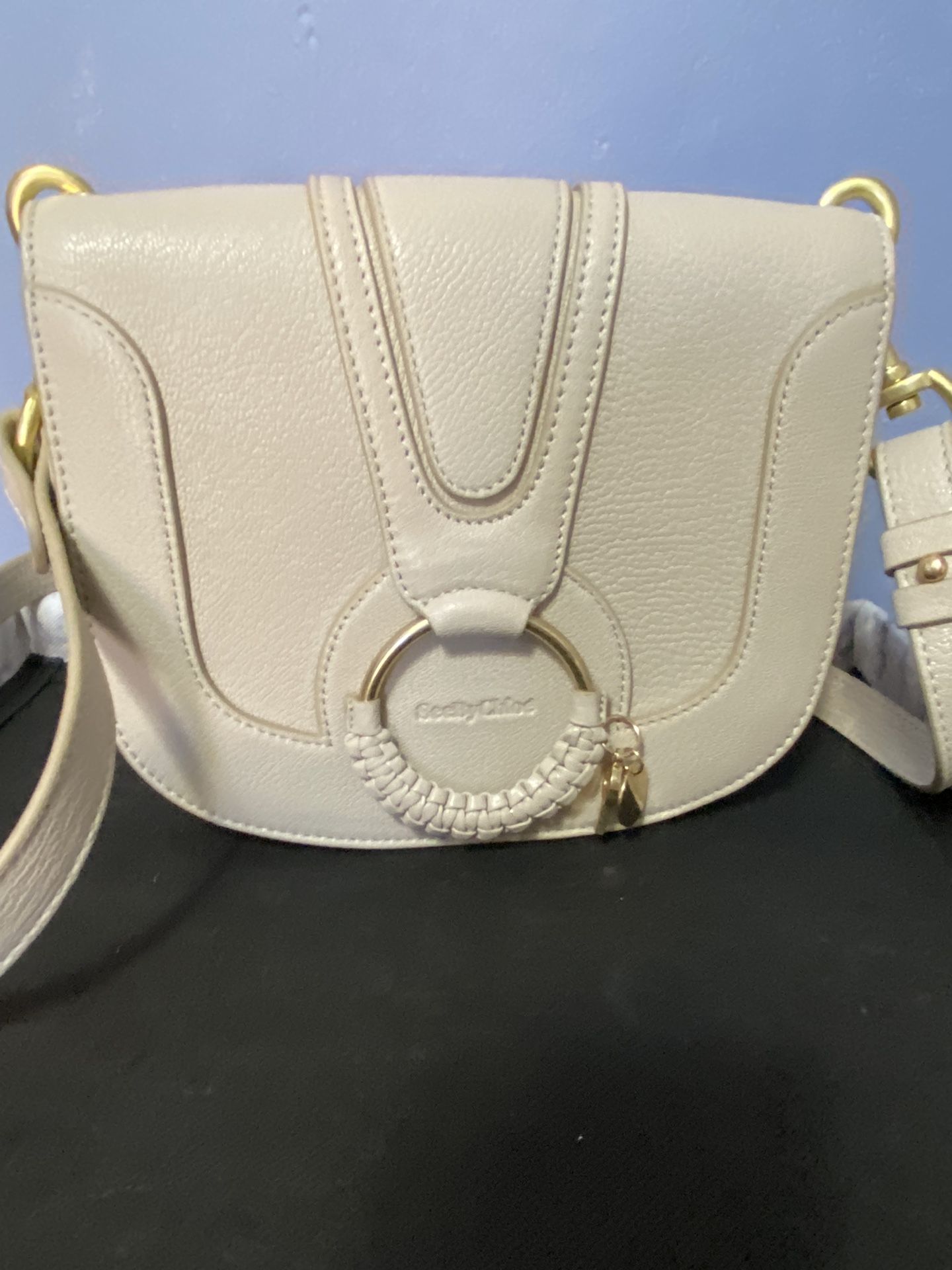 See By Chloe Cement Beige Crossbody Purse