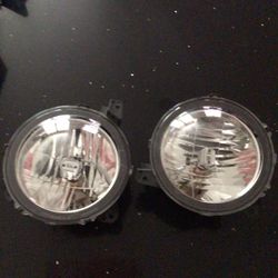 Jeep wrangler halogen front headlights