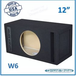 JL AUDIO W6 12” Single Ported Sub Box Subwoofer Enclosure Car Audio Caja Para Bocina 12” Ground shaker