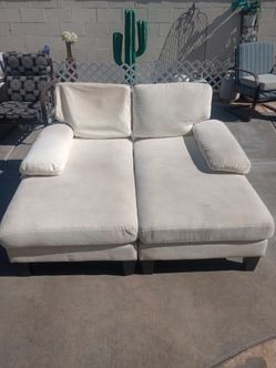 Soft white couch