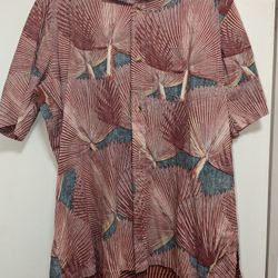 Men's Collared Aloha Shirt Two Paddlers