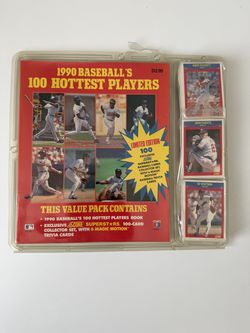 1990 baseballs 100 hottest players. Factory sealed brand new.