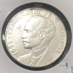 Republic Of Cuba. 1953 Un Peso