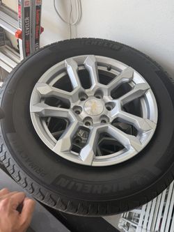 Stock 18” Silverado Rims And Tires